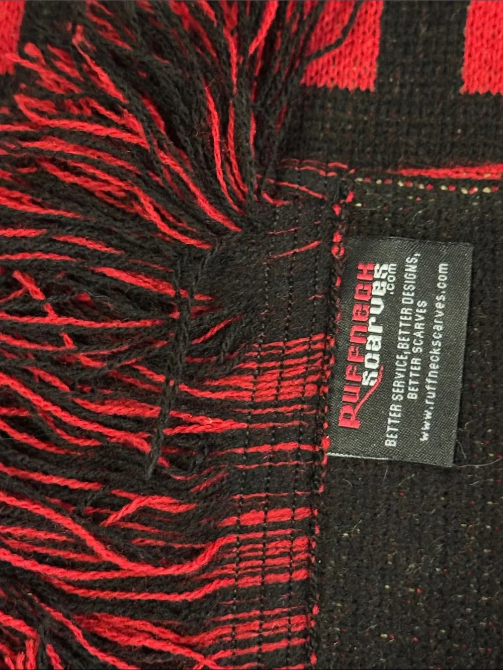 NWT MLS Atlanta United knit fringe scarf